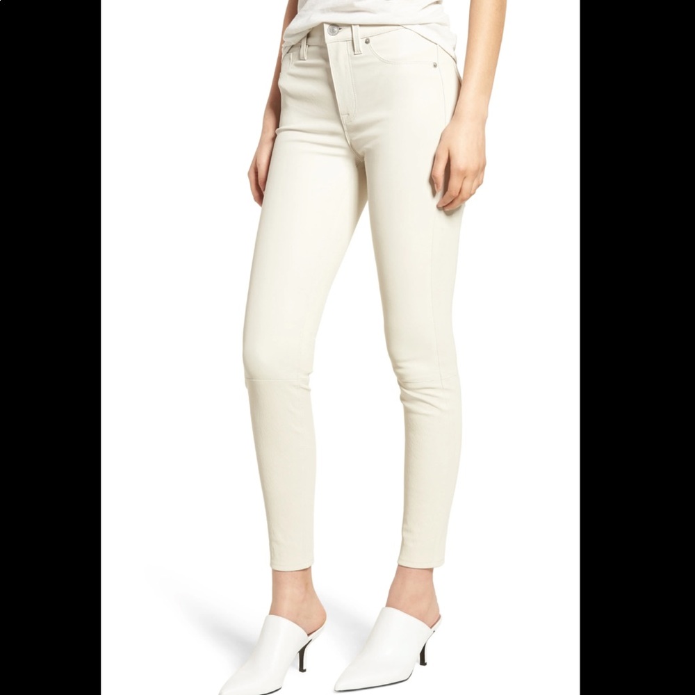 Hudson leather pants
